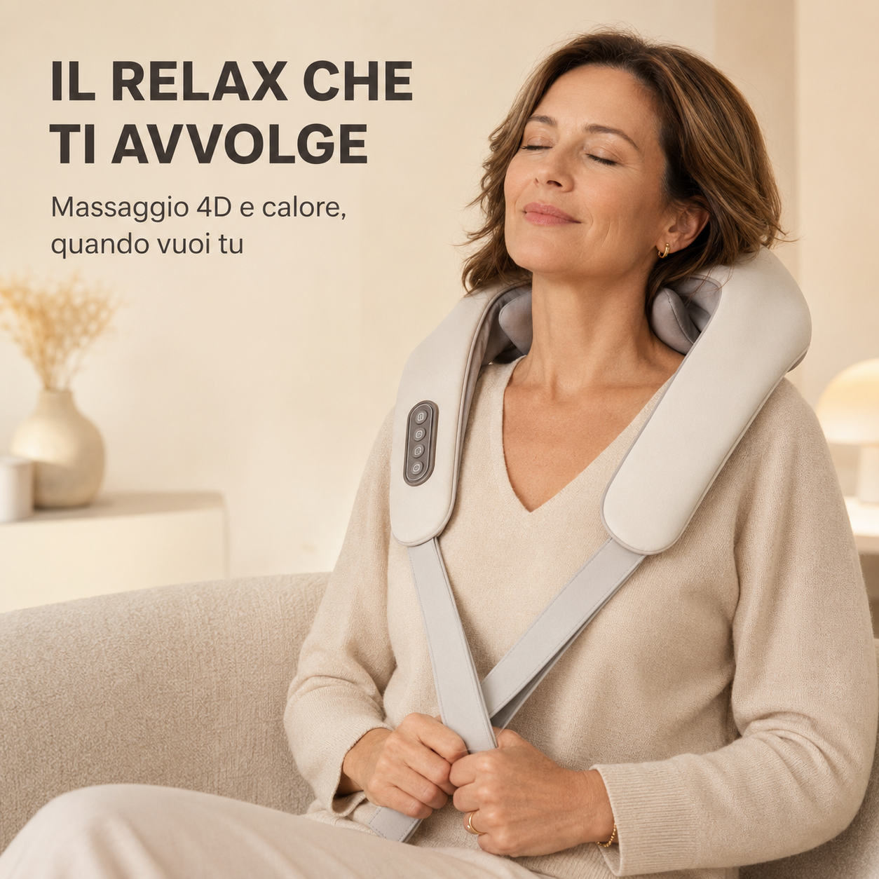 CerviZen™ 4D Massaggiatore avvolgente per collo, spalle e zona lombare