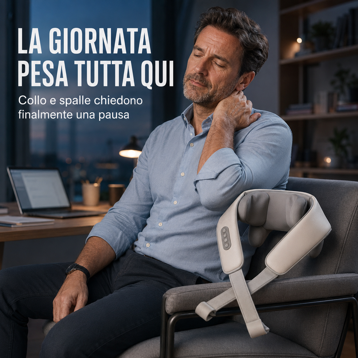 CerviZen™ 4D Massaggiatore avvolgente per collo, spalle e zona lombare