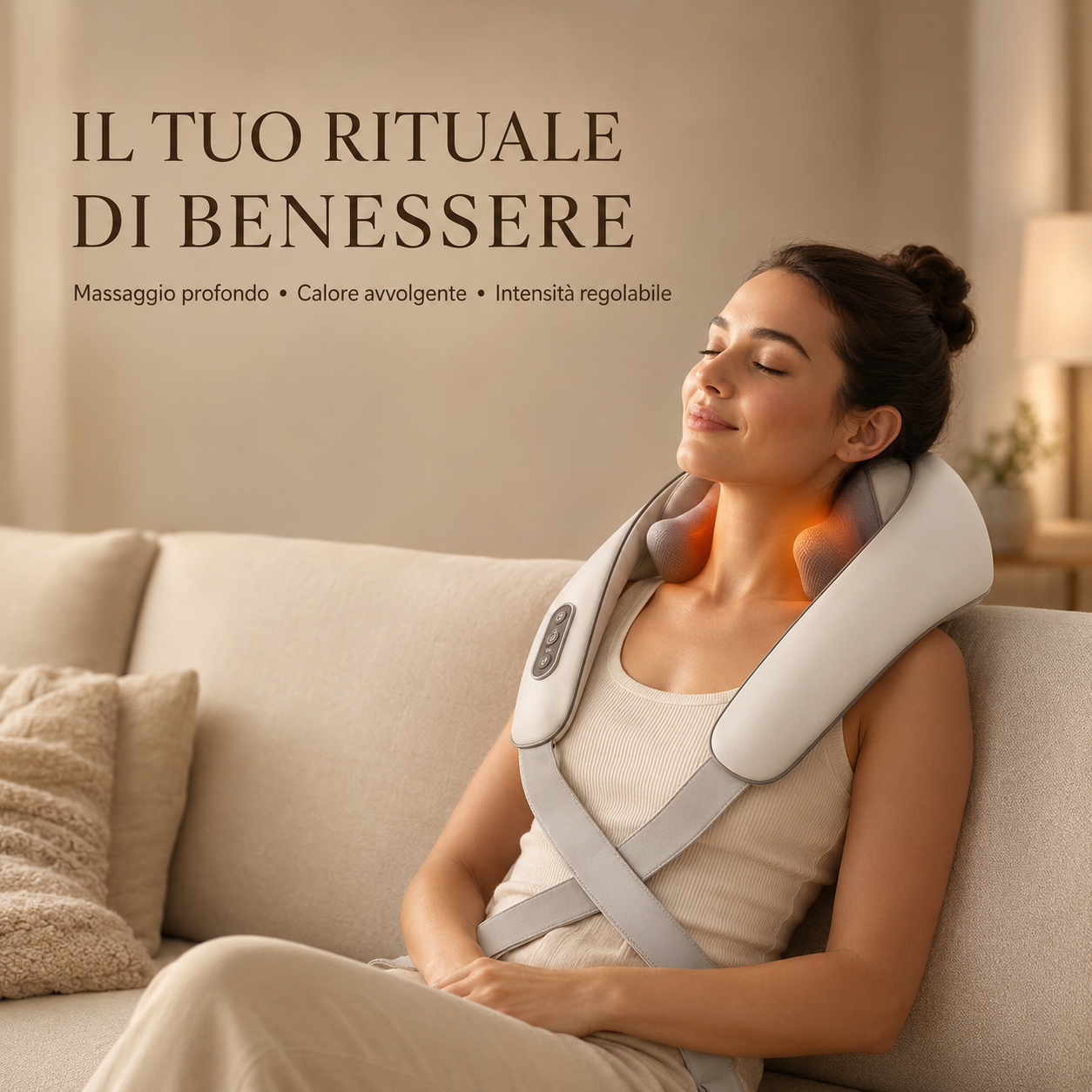 CerviZen™ 4D Massaggiatore avvolgente per collo, spalle e zona lombare