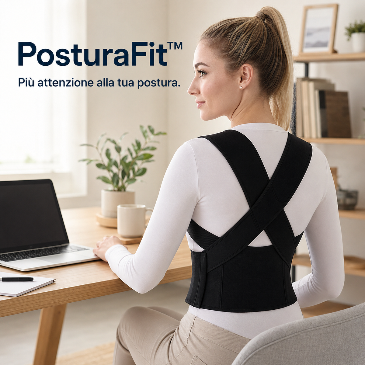 PosturaFit™ – Correttore posturale regolabile
